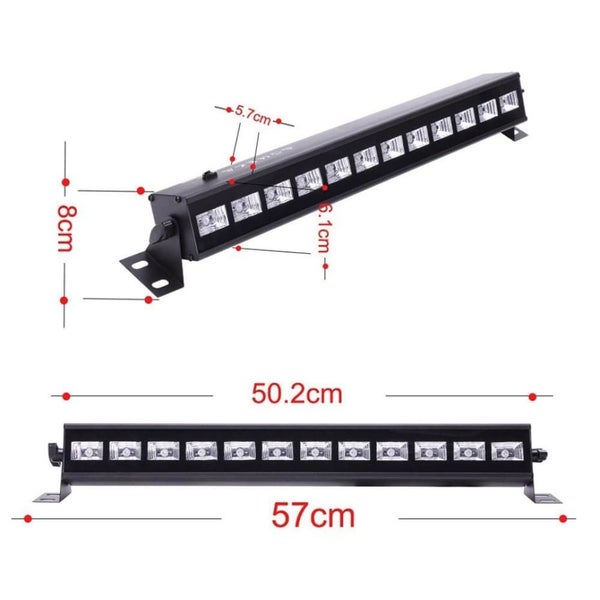 36w Uv Stage Black Light Led Bar Remote Control Dmx Stage Lighting Effect Carousel 2