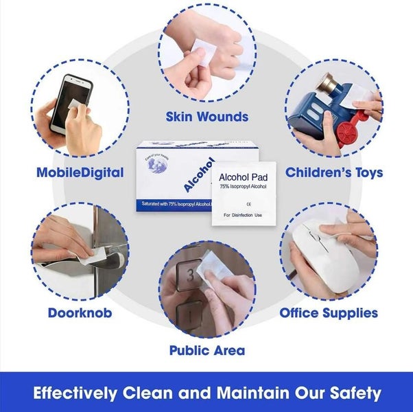 Alcohol Wipes Carousel 10