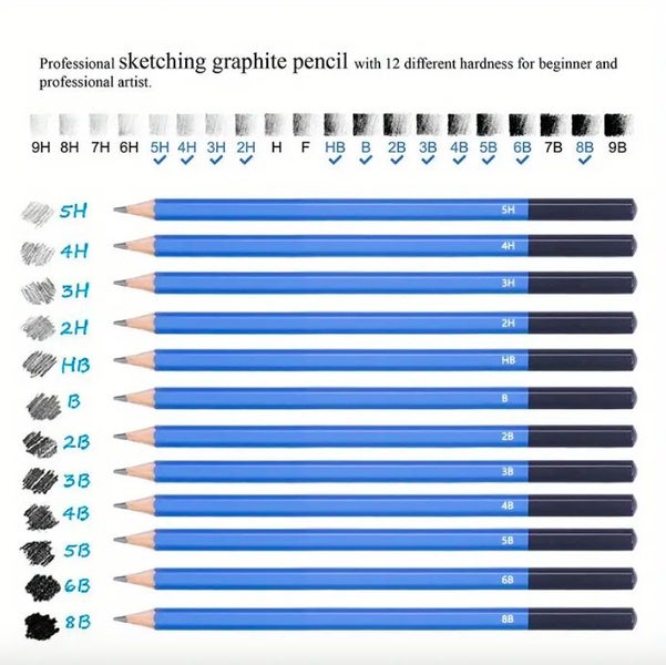 Drawing Sketching Pencil Set Carousel 2