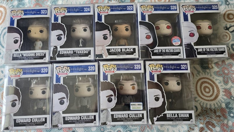 Twilight Funko Pops Full set Carousel 1