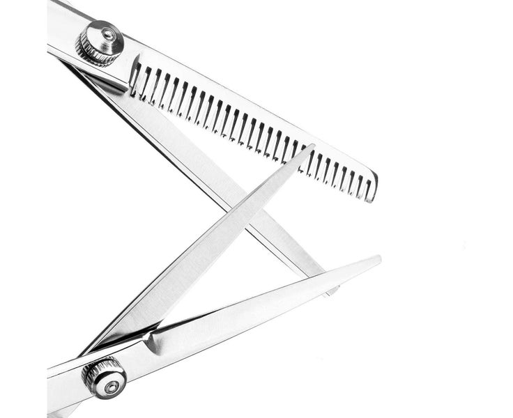 12 PCS Hair Scissors Set Hairdressing Scissors Stainless Steel Hair Cutting Carousel 2
