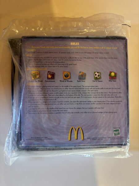 McDonald's Hasbro Trivial Pursuit Carousel 2