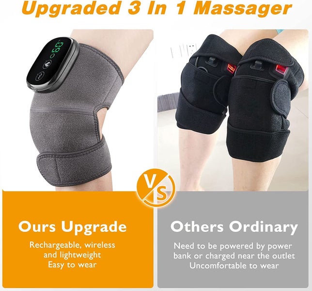 New Rechargeable Heating Knee Massager Sale Sale Sale63667593363841112