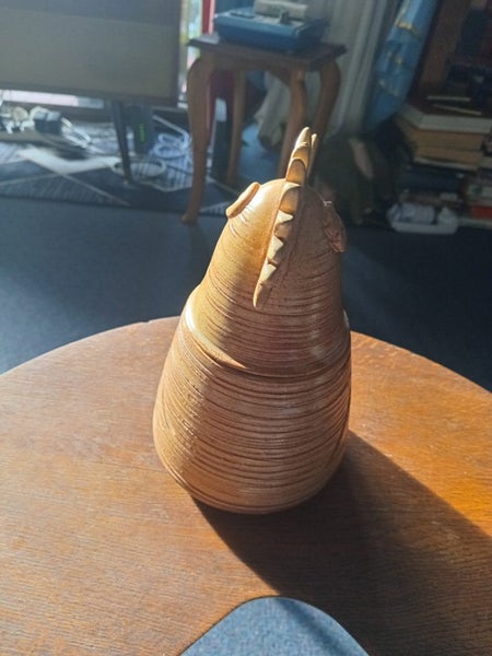 Pottery Lidded Chicken Jar Carousel 5
