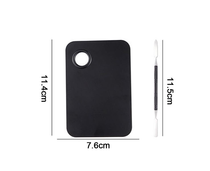 Stainless Steel Cosmetic Makeup Palette Spatula Tool for Nail Art Eye Shadow Carousel 2