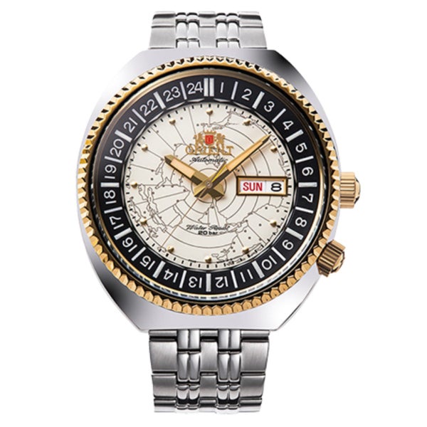 Orient Revival RA-AA0E01S RA-AA0E01S19B World Map Automatic Watch Carousel 1