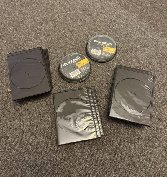 Dicksmith 13 x CD-R Inkjet Printable Discs & 23 Black DVD’s/CD Covers Carousel 1