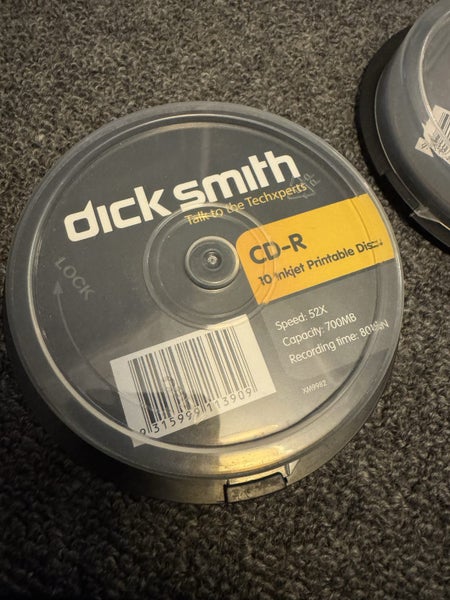 Dicksmith 13 x CD-R Inkjet Printable Discs & 23 Black DVD’s/CD Covers Carousel 2