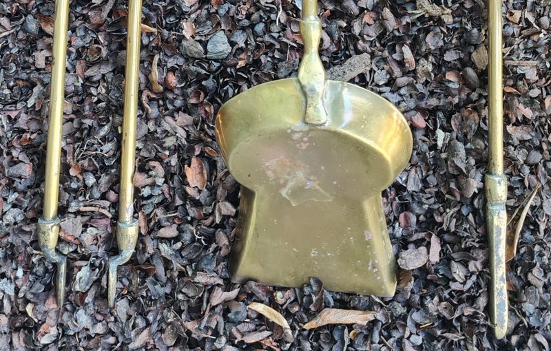Tools to poke a fire with - who doesn't want to do that? - with Brass fireware! Carousel 4