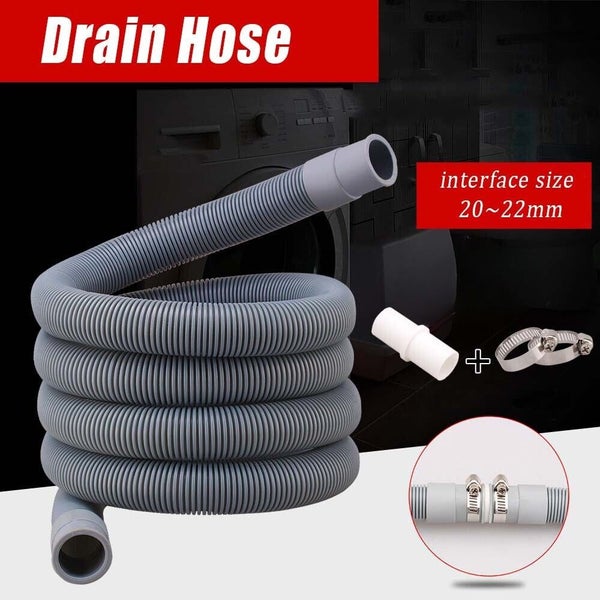 Universal Washing Machine Dishwasher Drain Waste-Hose Extension Pipe Kit 3/2/1M Carousel 1