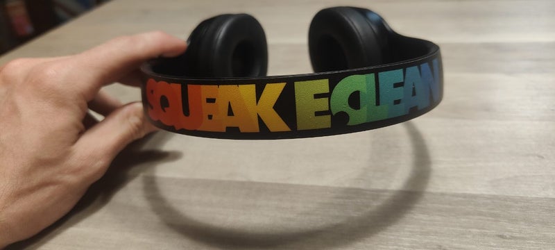Beats Solo 3 Wireless Headphones - Custom "SqueakEClean" Headband Carousel 1