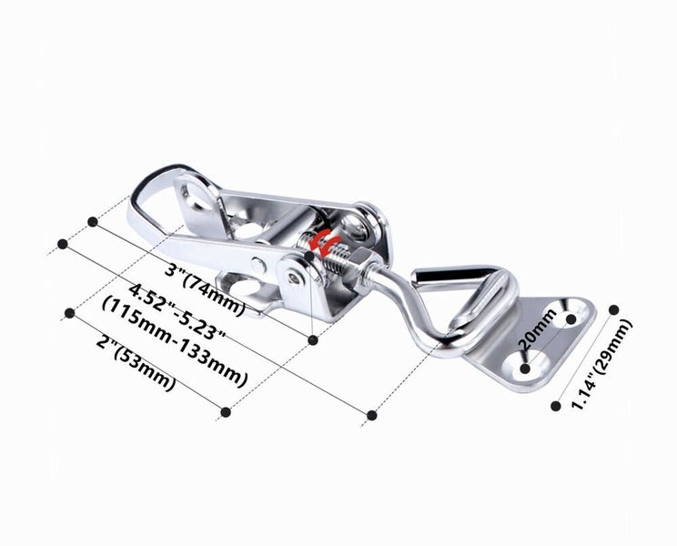 2x Marine Boat Stainless Steel Louver Vent 330 X 110mm Ventilation 5 Slots Carousel 4