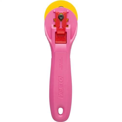OLFA Splash Rotary Cutter 45mm - Fairy Floss Pink Carousel 2