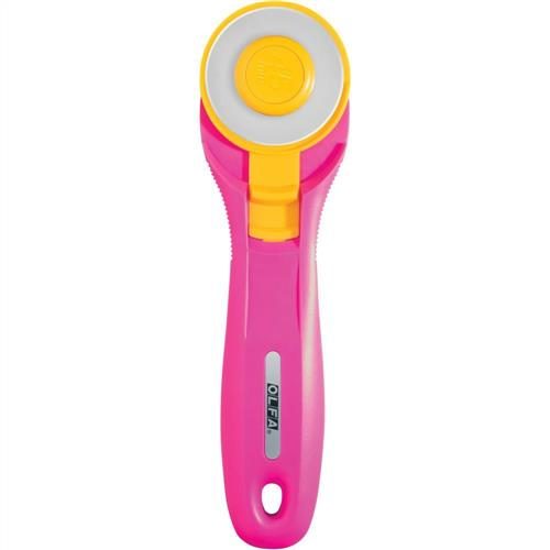 OLFA Splash Rotary Cutter 45mm - Fairy Floss Pink Carousel 4