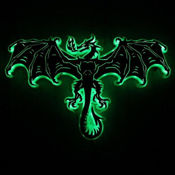 Evil Dragon Mirror Light62931716487811111