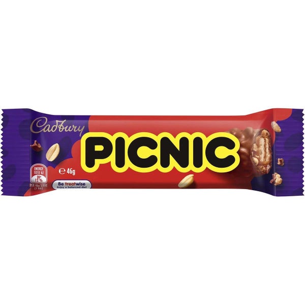Cadbury Picnic 46g - Pack of 25 Carousel 1
