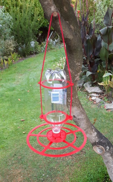 Large Nectar Bird Feeder Kit - Red Colour - Good for Tui and Bellbird62936666265986110