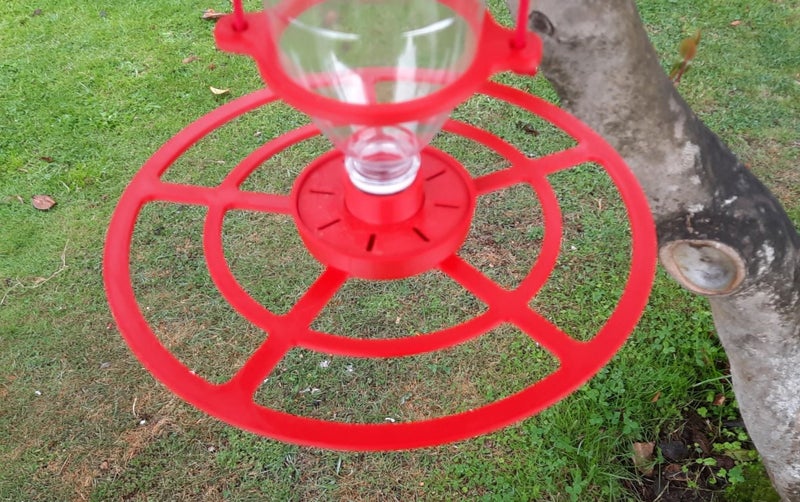 Large Nectar Bird Feeder Kit - Red Colour - Good for Tui and Bellbird62936666265986111