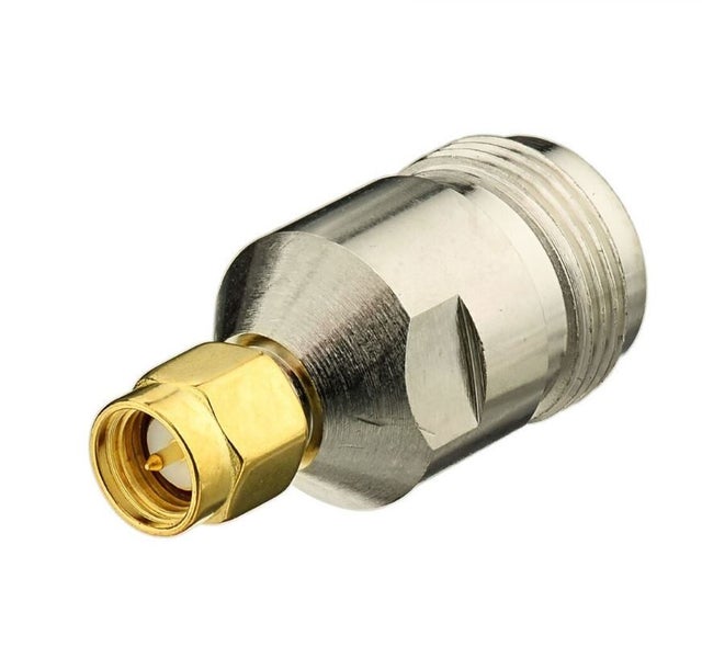 N TYPE FEMALE SOCKET TO SMA MALE PLUG JOINER / CONNECTOR / ADAPTOR SKU# TM0114 Carousel 2