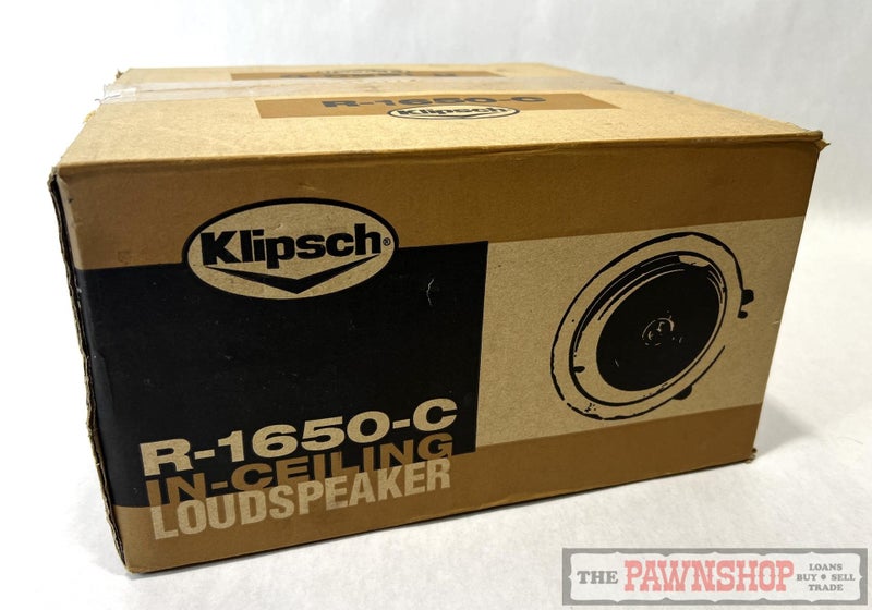 Klipsch R-1650-C In-Ceiling Speaker, White, As New In Box Carousel 2