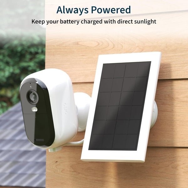 Arlo Essential 2nd Gen 2K Wireless Camera with Solar Panel Carousel 2