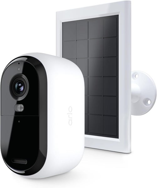 Arlo Essential 2nd Gen 2K Wireless Camera with Solar Panel Carousel 1