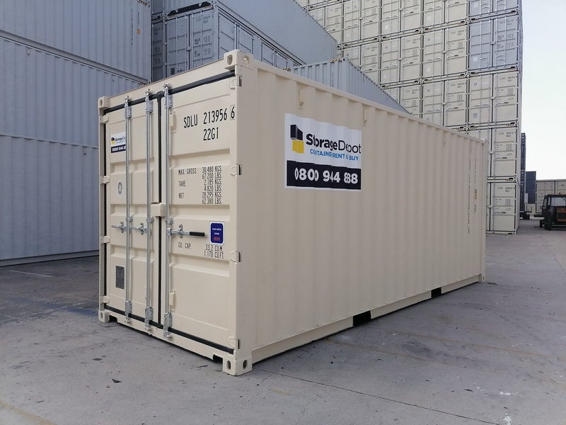 20ft Std New Build Shipping Container - Green , Beige ,Blue , Black Carousel 2