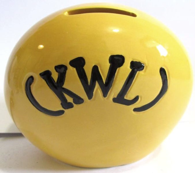 Emoji Money box, smiley face with sun glasses. Ceramic, 12cm tall. Carousel 2