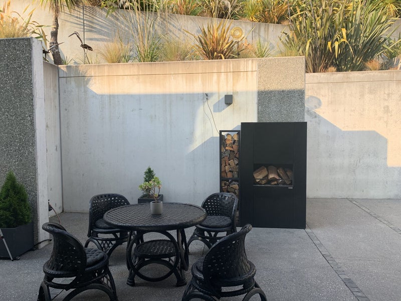 Outdoor stand alone fire place. Carousel 2