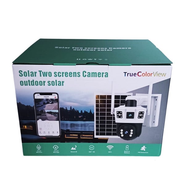 Solar Powered Wireless Wifi Motion Detection/Night Vision CCTV Camera Carousel 8