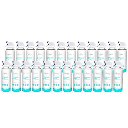 Cruxtec 24x ADS01 Clean Range compressed Air Duster 400ML spray can with nozzle Carousel 1