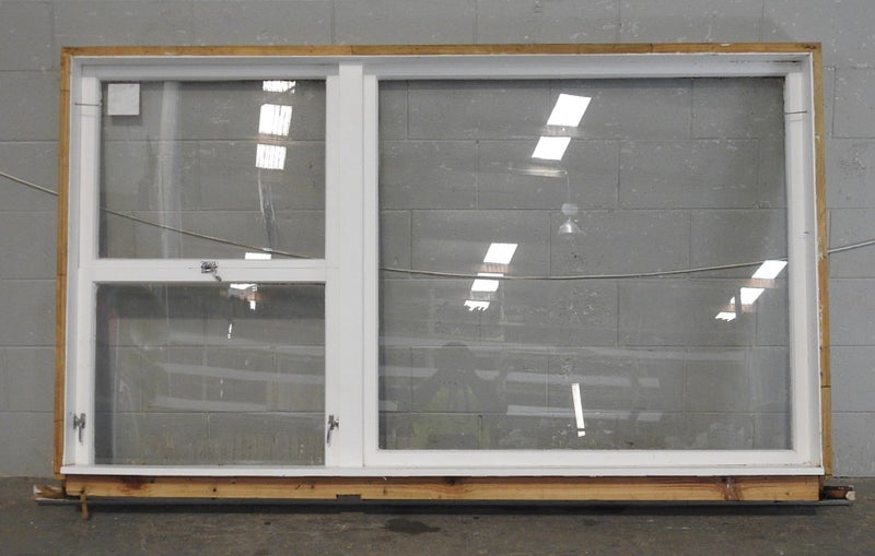 Wooden Double Awning Window With Picture Window H1282 x W2105 NL15363 Carousel 2