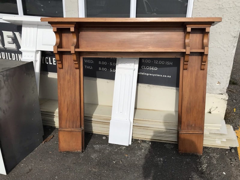 Rimu Fireplace Surround - #02660. Carousel 1