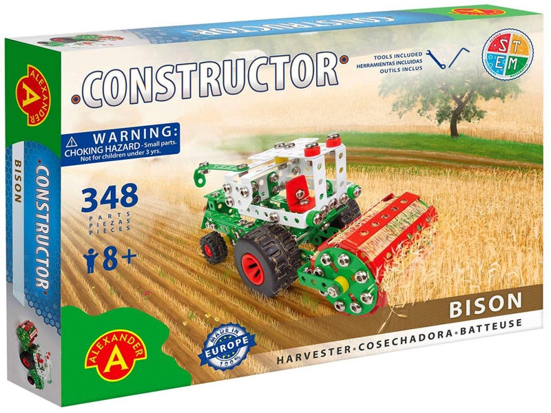 Constructor: Bison Harvester Model Toy, 348 Piece by - Carousel 1