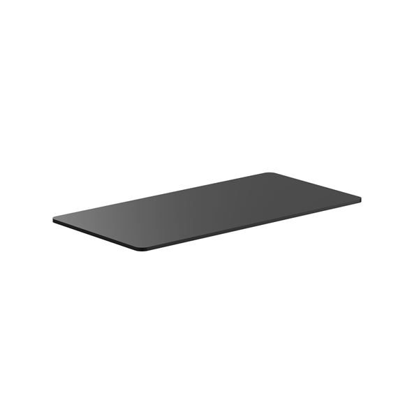 BRATECK 1400x700mm One-Piece Table Top for M06-23DE-AI Sit-Stand Desk. Curved-ed Carousel 1