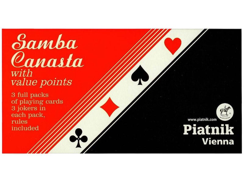 Piatnik Samba Canasta With Value Points Playing Cards Carousel 1