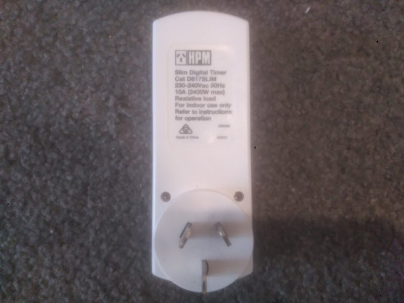 $1 reserve HPM Slim Digital Timer *untested* Carousel 2