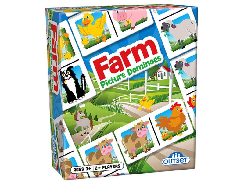 Outset Media Picture Dominoes: Farm Carousel 1