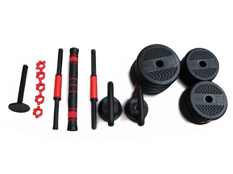 Dumbbell Set 6in1 Adjustable Barbell 40KG Carousel 2