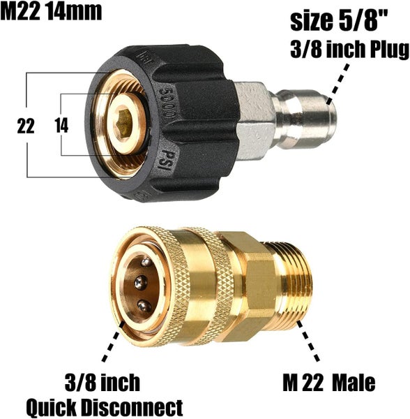 New Pressure Washer Adapter Set Sale Sale Carousel 7