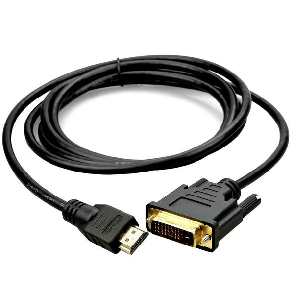 Gold HDMI to DVI-D 24+1 Pin Digital Cable Lead for HDTV BluRay PS3 Xbox 360 TV Carousel 2