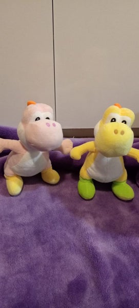 Yoshi Soft Toys x2 from Super Mario Carousel 2