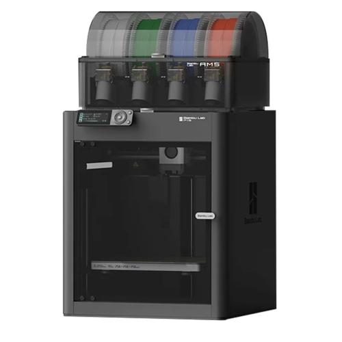 Bambu Lab FDM 3D Printer, Fully Enclosed P1S Multi-Colors Combo Pack Build Size Carousel 1