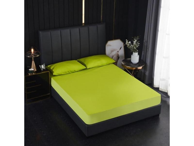 Waterproof Bed Fitted Sheet With Elastic For Single Double Twin Full Queen King Carousel 1