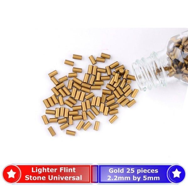25 Universal Flint Stone Replacements Lighters Zippo Cigar Cigarette Welder Kero Carousel 1