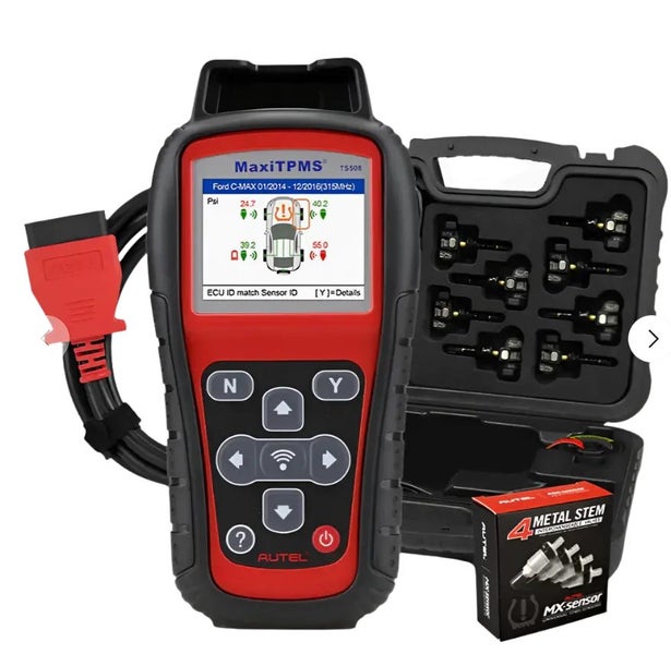 Autel MaxiTPMS TS508 With 8 Universal sensor TPMS Programming Tool Carousel 3