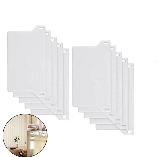 50X 127mm Vertical Blind Bottom Weight Slat Drapes Curtain Repair Spare Part Carousel 1
