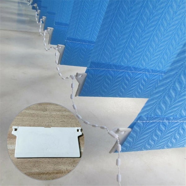 50X 127mm Vertical Blind Bottom Weight Slat Drapes Curtain Repair Spare Part Carousel 2
