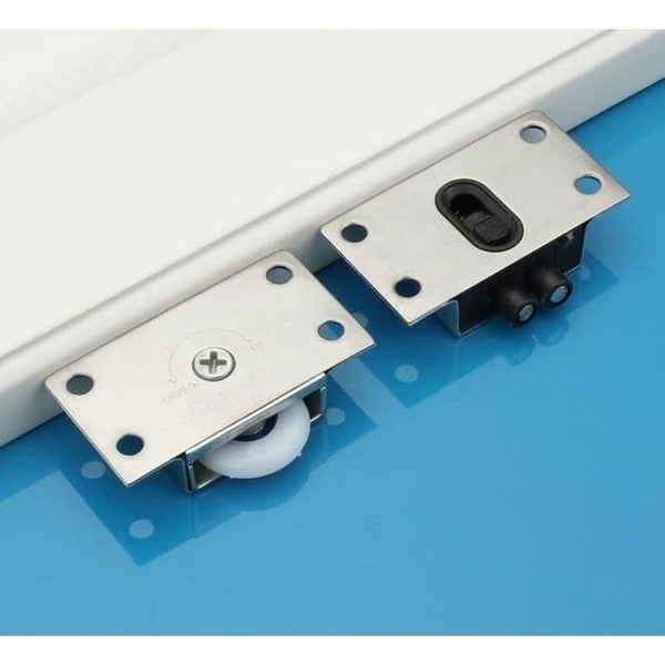 Door Rollers Stainless Steel Sliding Door Wheel Cabinet Nylon Pulley Hanging Carousel 1