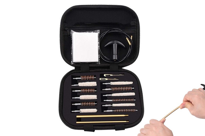 68Pcs Gun Cleaning Kit for .22 .270 .30 .38 .40 .45mm Gun Oil and Cleaner Carousel 1